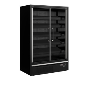 Hladilna vitrina Supermarket TEFCOLD Črna - 2 Vrata - 629 L