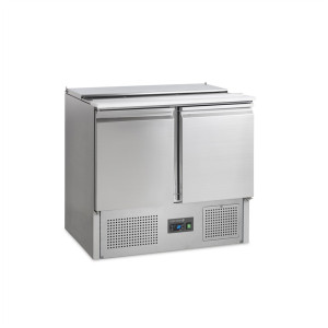 Saladette hladilna pozitivna GN 1/1 inox 230L TEFCOLD - 2 Vrata