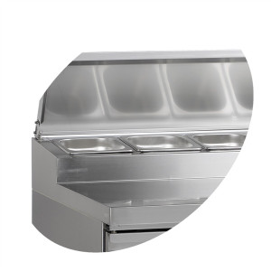 Hladilna miza TEFCOLD GN 1/1 - 5 GN 1/6: Profesionalna priprava