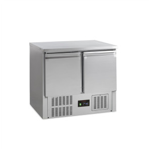 Saladette Hladilnik GN 1/1 Inox - 225 L, 2 Vrata TEFCOLD: Učinkovitost in praktičnost