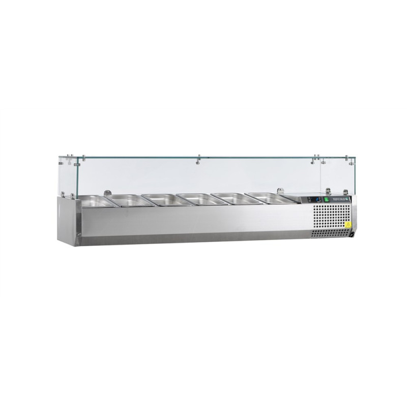 Saladette za postavitev TEFCOLD - 6 GN 1/4 - 40 L: Eleganca in učinkovitost v kuhinji Saladette za postavitev TEFCOLD - 6 GN 1/4 - 40 L: Eleganca in učinkovitost v kuhinji