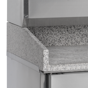 Miza za pico iz nerjavečega jekla TEFCOLD - 400x600mm - 2 vrata - Visoka kakovost