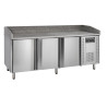Miza za pico iz nerjavečega jekla - 400 x 600 mm - 3 vrata | Znamka TEFCOLD