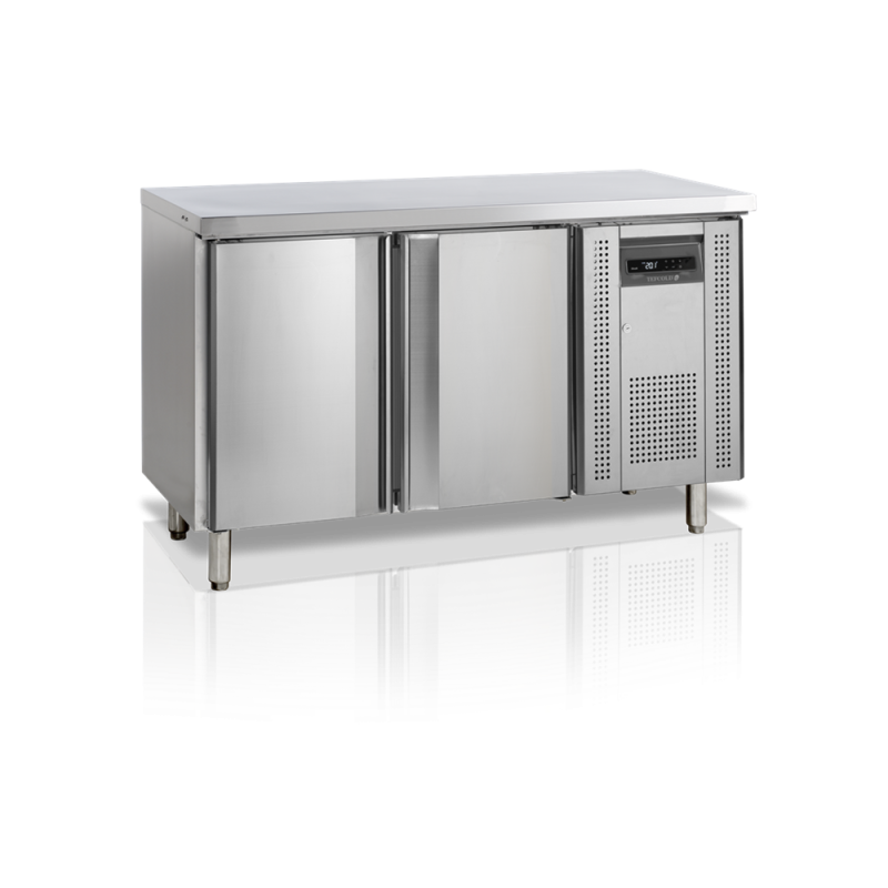 Negativna hladilna miza iz nerjavečega jekla - 2 vrata - 230 L | TEFCOLD SK6210BT