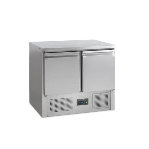 Zamrzovalnik Pult Negative GN 1/1- 2 Vrata - 230 L | TEFCOLD, iz nerjavečega jekla | Fourniresto