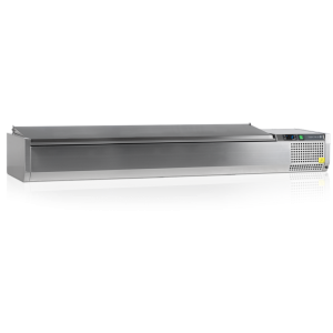 Saladette za postavitev Inox - 9 GN 1/3 TEFCOLD: Praktična in elegantna