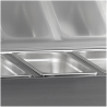Saladette za postavitev Inox - 9 GN 1/3 TEFCOLD: Praktična in elegantna