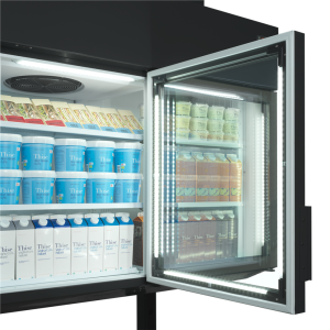 Zamrzovalna omara črna TEFCOLD 545L - idealna za supermarkete