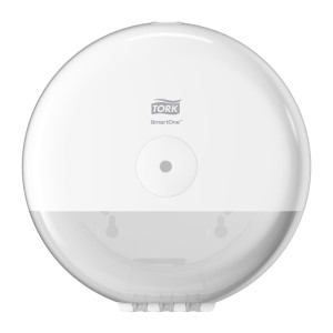 Distributer Mini toaletnega papirja Tork SmartOne® bel - Učinkovita list-za-list distribucija za profesionalne sanitarije