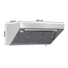 Nape Snack 700 LED Dynasteel 1600 - Zmogljivost in oblikovanje