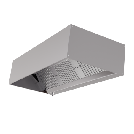 Cubic Hood 900 Led Without Dynasteel Motor - Length 1600 & Stainless Steel AISI 304 Cubic Hood 900 Led Without Dynasteel Motor - Length 1600 & Stainless Steel AISI 304