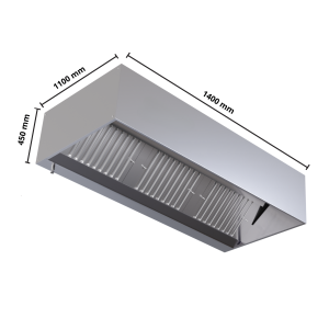 Napa Cubique 1100 Led Brez Motorja Dynasteel - 1400 mm