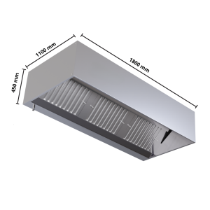 Napa Cubique 1100 z LED - Dynasteel - 1800mm