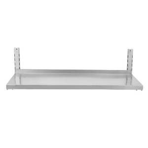 Stenska polica iz nerjavečega jekla - L 1000 x P 400 mm | Dynasteel