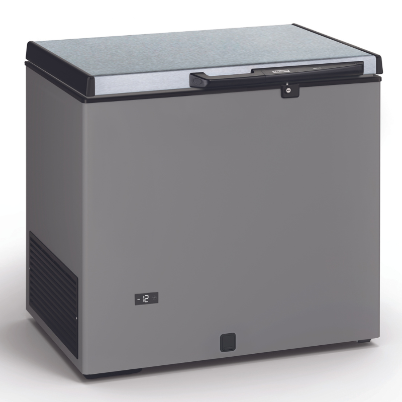 Chest Freezer Stainless Steel Finish and Stainless Steel Lid - 220 L | TENSAI Chest Freezer Stainless Steel Finish and Stainless Steel Lid - 220 L | TENSAI