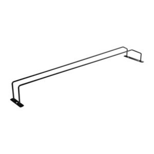 Podpora za kozarce črnega barvnega odtenka 610 mm Olympia FD989: Praktično in elegantno shranjevanje
