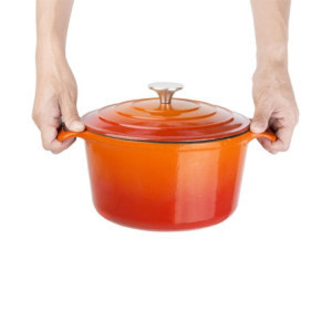 Cocotte Okrogla Orange Vogue 3,2 L iz litega železa