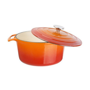 Cocotte Okrogla Orange Vogue 3,2 L iz litega železa