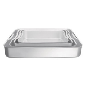 Pekač za pečenje globok iz aluminija 470mm - Vogue | Prostornina 16L