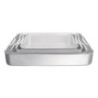 Pekač za pečenje globok iz aluminija 470mm - Vogue | Prostornina 16L