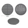 Krožna miza iz temno sivega aluminija premera 580 mm Bolero - Moderen slog & odpornost