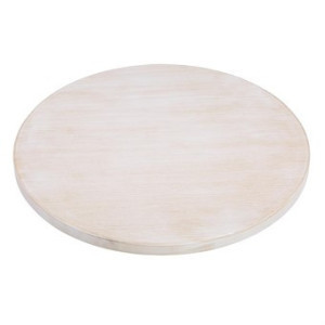 Okrogla bela vintage miza premera 600 mm Bolero DY729