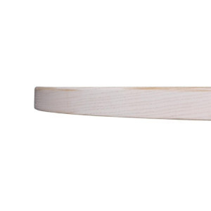 Okrogla bela vintage miza premera 600 mm Bolero DY729