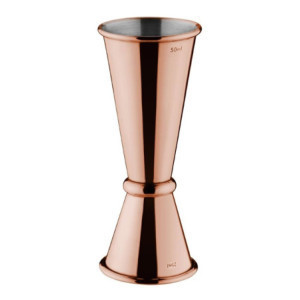 Merilna posoda za konične bare bakrene barve 25/50ml Olympia DR606 - Natančnost in eleganca