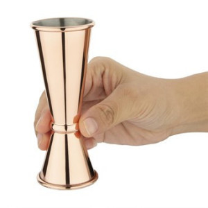 Merilna posoda za konične bare bakrene barve 25/50ml Olympia DR606 - Natančnost in eleganca