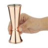 Merilna posoda za konične bare bakrene barve 25/50ml Olympia DR606 - Natančnost in eleganca