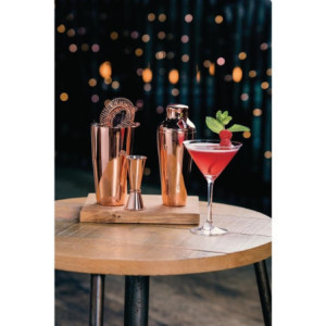 Shaker Pariza bakreno 550 ml - Eleganca in zmogljivost za vašo bar.