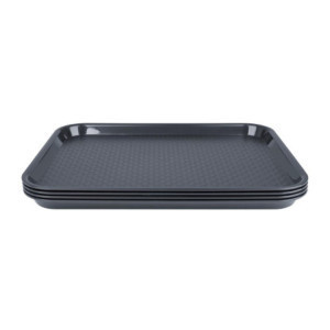 Pladenj za samopostrežbo antracit 265 x 345 mm - Olympia: praktičen, odporen, estetski
