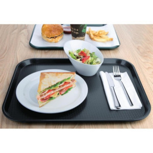 Plošča za samopostrežno postrežbo, antracitna Olympia 340 x 450 mm - Odporna in elegantna