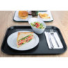Plošča za samopostrežno postrežbo, antracitna Olympia 340 x 450 mm - Odporna in elegantna