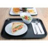 Plošča za samopostrežno postrežbo, antracitna Olympia 340 x 450 mm - Odporna in elegantna