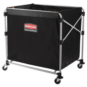 Voziček na zložljiva kolesa X-Cart 300L Rubbermaid: priročen in robusten