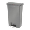 Koš za smeti s pedalom spredaj sive barve 50L - higienski in praktičen | Rubbermaid