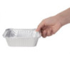Rektangularne aluminijaste posodice 450 ml - paket 500 kosov | Kvaliteta in praktičnost