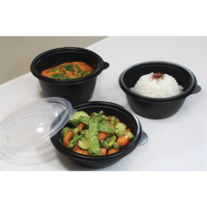 Okrogli živilski pladnji 750 ml - Paket 300 - Reciklabilni PP
