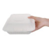 Škatle s 3 predelki Bagasse Kompostabilne 201mm - Paket 200