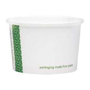 Posode za vročo hrano, kompostabilne 110 m - paket 1000 kosov Vegware - praktične in okolju prijazne