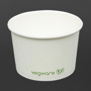 Posode za vročo hrano, kompostabilne 110 m - paket 1000 kosov Vegware - praktične in okolju prijazne