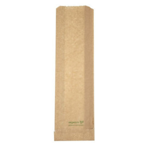 Vegware 356 x 101 mm vroče razgradljive vrečke za prigrizke - paket 500 kosov, FC897
