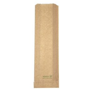 Vegware 356 x 101 mm vroče razgradljive vrečke za prigrizke - paket 500 kosov, FC897