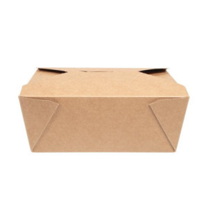 Kartonske kompostabilne posode za hrano št. 3 1800 ml - paket 180 - Vegware - Okolju prijazne in praktične!