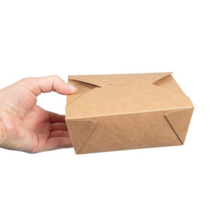 Kartonske kompostabilne posode za hrano št. 3 1800 ml - paket 180 - Vegware - Okolju prijazne in praktične!