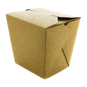 Škatle za testenine Kraft 1 L - Paket 400 Vegware BIO
