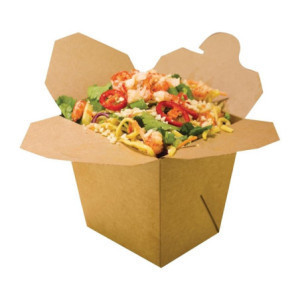 Škatle za testenine Kraft 1 L - Paket 400 Vegware BIO