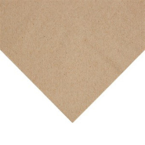 Brisačke za prigrizke iz recikliranega papirja 2-slojne 330 mm Kraft - Paket 2000