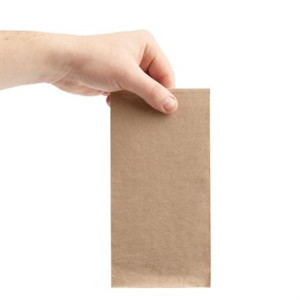 Papirnate prtičke za mizo 2-slojne 1/8 400 mm Kraft - Paket 200: Kvaliteta Fiesta, okolju prijazne